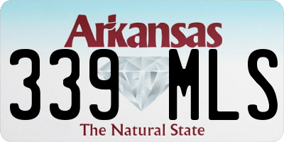 AR license plate 339MLS