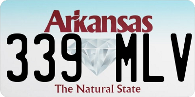 AR license plate 339MLV