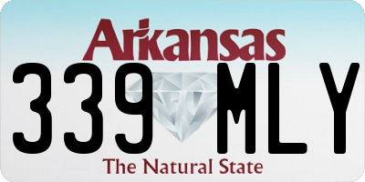 AR license plate 339MLY