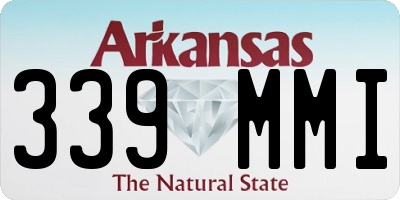 AR license plate 339MMI