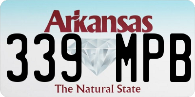 AR license plate 339MPB