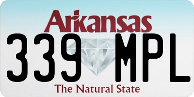 AR license plate 339MPL