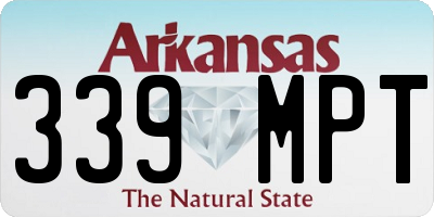 AR license plate 339MPT