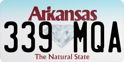 AR license plate 339MQA
