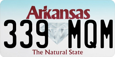 AR license plate 339MQM