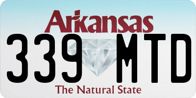AR license plate 339MTD