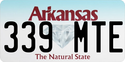 AR license plate 339MTE