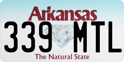 AR license plate 339MTL
