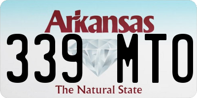 AR license plate 339MTO
