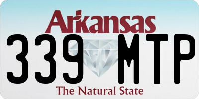 AR license plate 339MTP