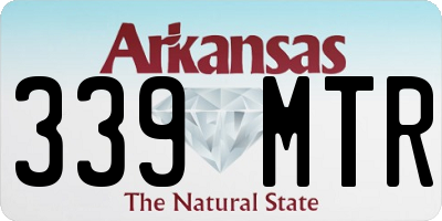 AR license plate 339MTR