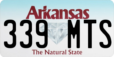 AR license plate 339MTS