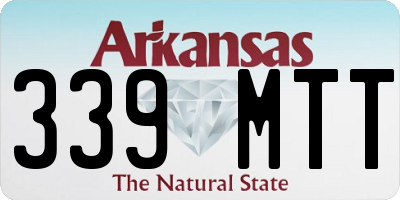 AR license plate 339MTT