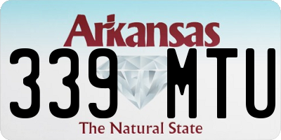AR license plate 339MTU