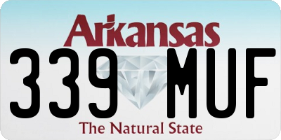 AR license plate 339MUF