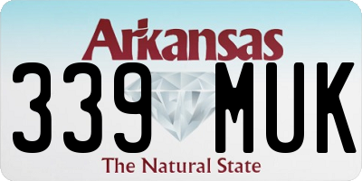 AR license plate 339MUK