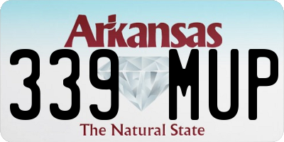 AR license plate 339MUP