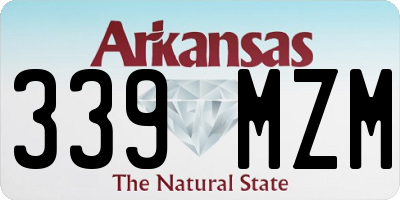 AR license plate 339MZM