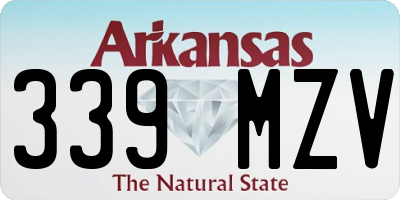 AR license plate 339MZV