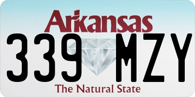 AR license plate 339MZY