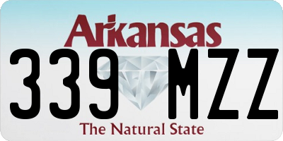 AR license plate 339MZZ