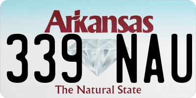 AR license plate 339NAU