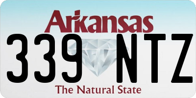 AR license plate 339NTZ