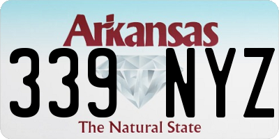 AR license plate 339NYZ