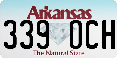 AR license plate 339OCH