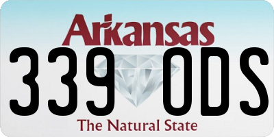 AR license plate 339ODS