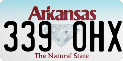 AR license plate 339OHX