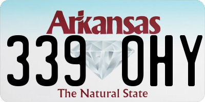 AR license plate 339OHY