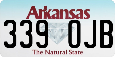 AR license plate 339OJB