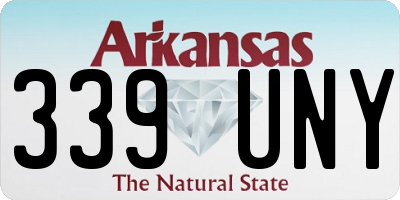 AR license plate 339UNY