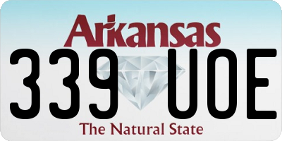 AR license plate 339UOE