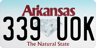 AR license plate 339UOK