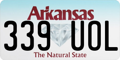 AR license plate 339UOL