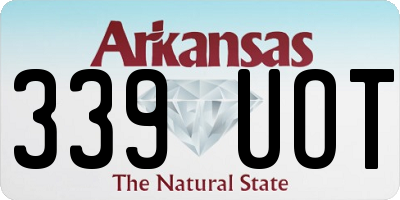 AR license plate 339UOT
