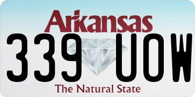 AR license plate 339UOW