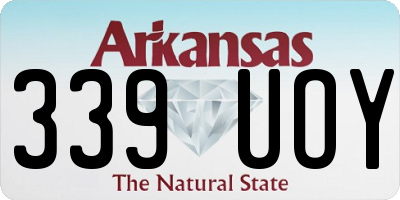 AR license plate 339UOY