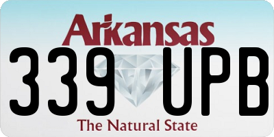 AR license plate 339UPB