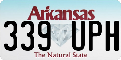 AR license plate 339UPH