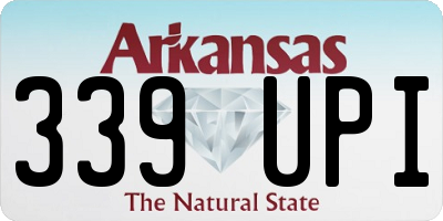 AR license plate 339UPI