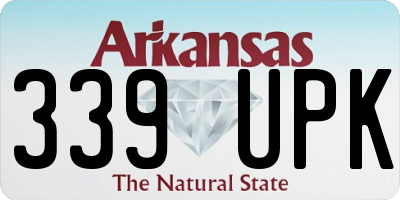 AR license plate 339UPK