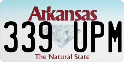 AR license plate 339UPM