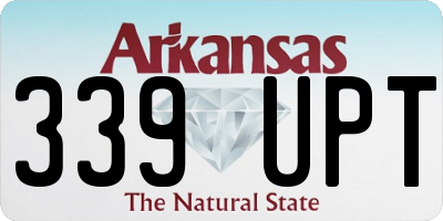 AR license plate 339UPT