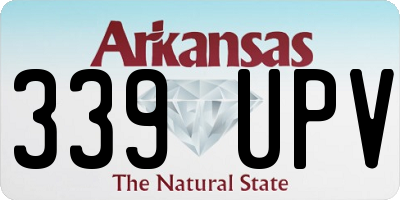 AR license plate 339UPV