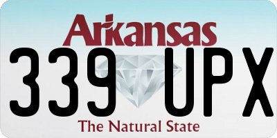AR license plate 339UPX