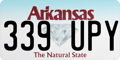 AR license plate 339UPY