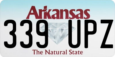 AR license plate 339UPZ